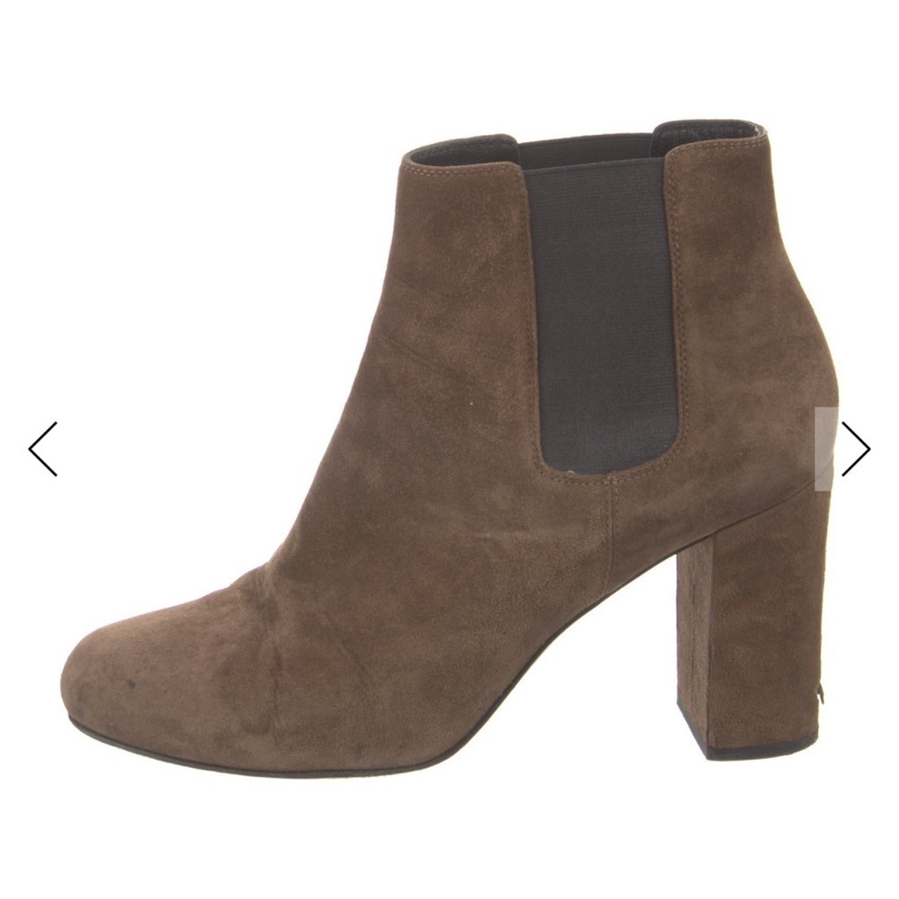 Saint Laurent suede Chelsea boots